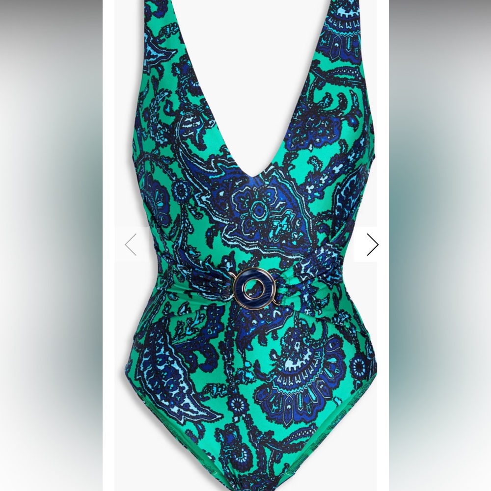 Zimmermann One Piece Swimsuit with Paisley Print
